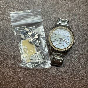 Michael Kors Silver and Gold Women's Watch